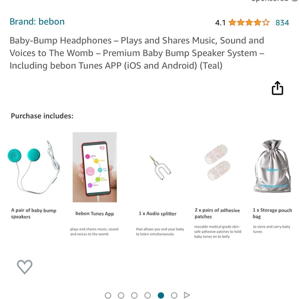 Baby tune belly bump speakers - Picture 9 of 9